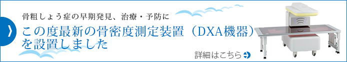 骨粗しょう症の早期発見、治療・予防に